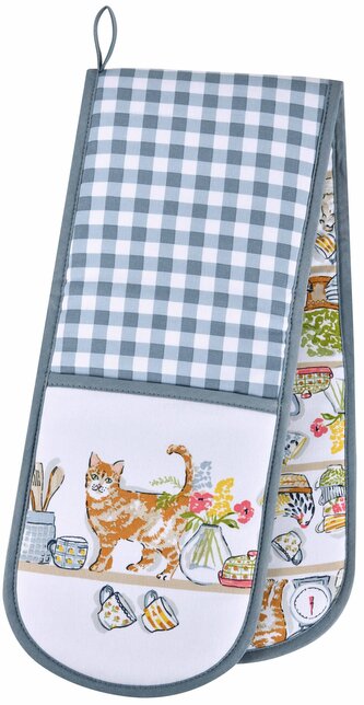 Kuchyňská dvojitá rukavice Pantry Cats