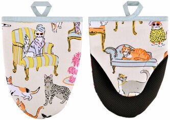 Pár malých kuchyňských rukavic Cool Cats