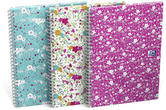 Kołonotes A5 60k. kratka Floral 400094951, Oxford