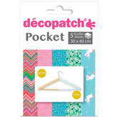 Papier do decoupage 5 ark. 30 x 40 cm kolekcja No. 30, Decopatch
