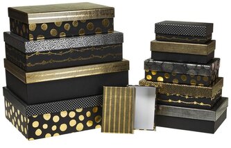 Zestaw pudełek PUG-22007-PR-HS 10szt., Rozette