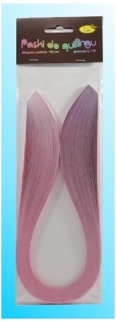 Paski cieniowane 5 mm x 48 cm op. 100 szt. gm.120 różowe, Galeria Hobby