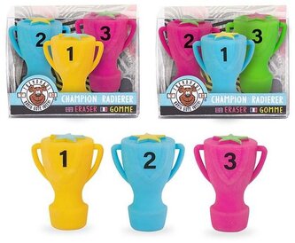 Gumki do ścierania dla mistrzów 3 szt. Xtreme, Trendhaus