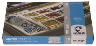 Zestaw farb akwarelowych w tubach 18kol Van Gogh, Talens