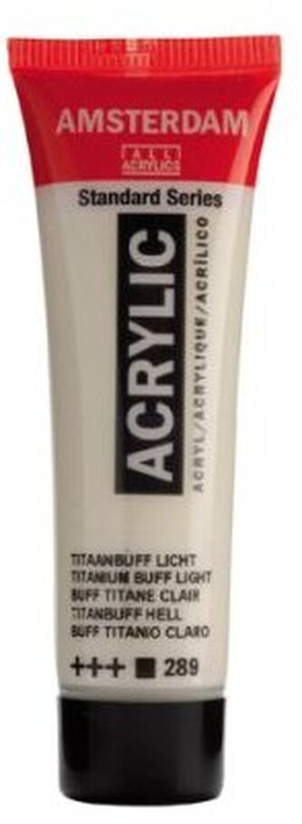 Farba akrylowa nr 289 titanium buff light 20ml, Amsterdam
