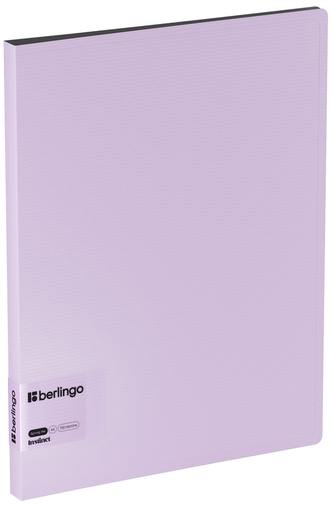 Segregator spring folder "Instinct", 17mm, z wewnętrzną kieszonką, fioletowy, Berlingo