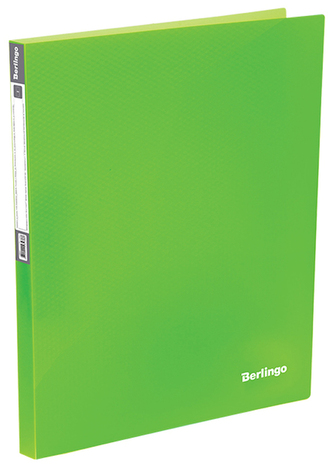 Segregator 4-ringowy Neon 25 mm, neonowy zielony, Berlingo