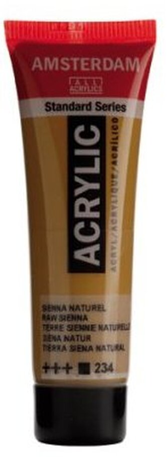 Farba akrylowa nr 234 raw sienna 20ml, Amsterdam