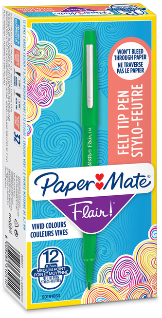 Pisak Flair Original zielony, Paper Mate