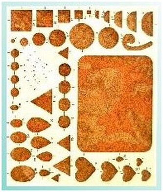 Szablon do quillingu 2 18 x 21 cm, Galeria Hobby