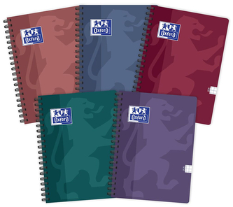 Kołonotes A4 100 k. kratka Touch Trend, Oxford