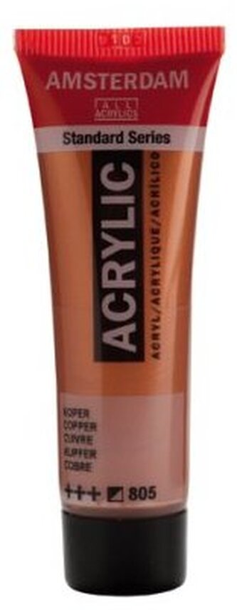 Farba akrylowa nr 805 copper 20ml, Amsterdam