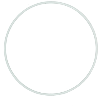 Ring metalowy RB-40 biały śr. 40 cm , Aliga