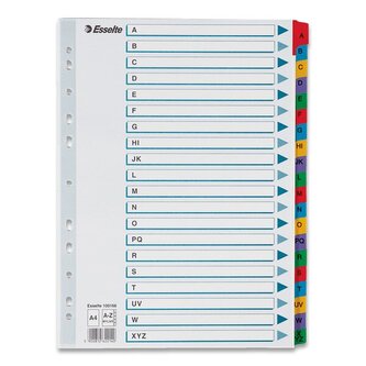 Przekładki A4 A-Z Mylar, Esselte