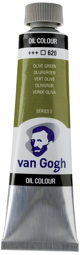 Farba olejna Van Gogh, 40ml Olive Green 620, Talens