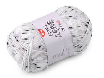 Pletací příze Baby Color 50 g - 1 ks - 16 (205) bílá