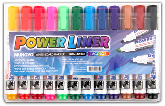 Markery suchościeralne 12kol., Mungyo