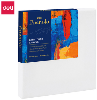 Podobrazie malarskie 15x15cm Finenolo 280g/m2 100% bawełna, Deli