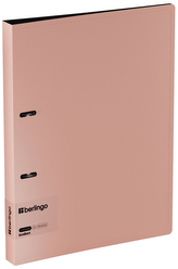 Segregator 2-ringowy Instinct, 35mm, z wewnętrzną kieszonką, różowy, Berlingo