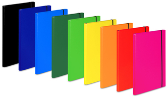 Teczka z gumką A4 skrz.CARIBIC 2 cm ziel. 342 VauPe