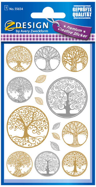 Naklejki Creative foliowe Drzewko szczęścia, Avery