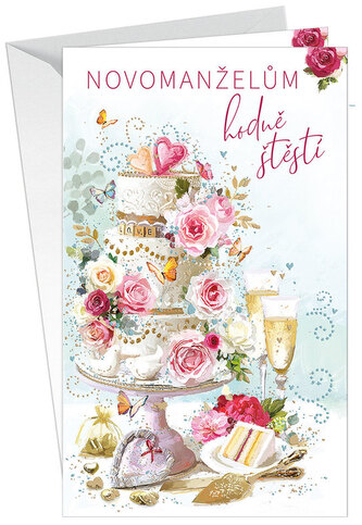 Karnet Okolicznościowy z kopertą Ślub 13-6118, Argus