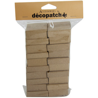 Pudełeczka kwadratowe 10 szt. - 15 x 30 x 3 cm. EV010, Decopatch