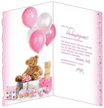 Karnet Dzieci + Koperta - Witaj między nami ! 16-639, Argus