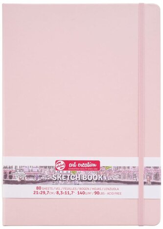Szkicownik 21X29,7 pastelowy róż Art Creation, Talens