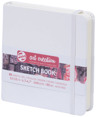 Szkicownik 12X12 biały Art Creation, Talens