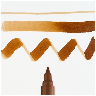 Pisak akwarelowy pędzelkowy Ecoline Brush Pen Sepia, Talens