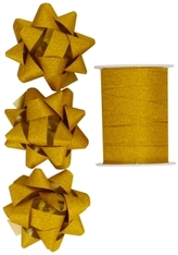 Zestaw do pakowania złoty brokat, Incood