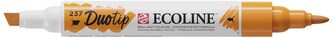 Marker dwustr. okr./ścięty Ecoline Duo Deep Orange 237, Talens