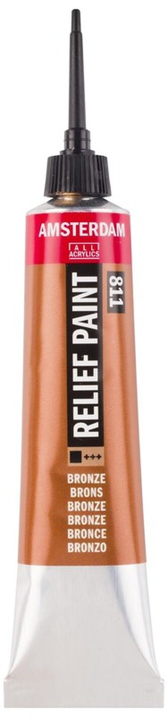 Farba konturowa Amsterdam Relief Paint 20ml Bronze 811, Talens