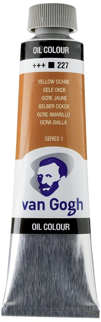 Farba olejna Van Gogh, 40ml Yellow Ochre 227, Talens