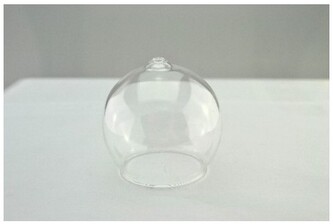 Zawieszka szklana Dzwonek 6cm, Pentart