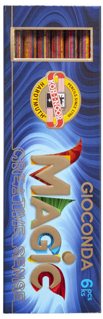 Grafity 5.5mm MAGIC-wielokolorowy 6szt., Koh-i-Noor