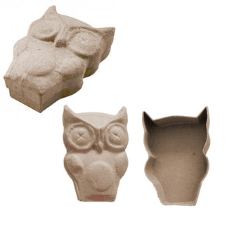 Pudełko sowa 11 x 7.6 x 4 cm BT014, Decopatch