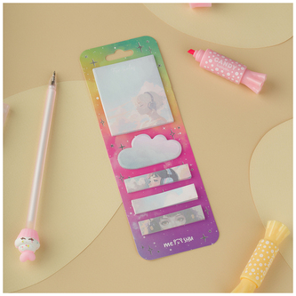 Zestaw karteczek samoprzylepnych i zakładek indeksujących "Kawai, Meshu