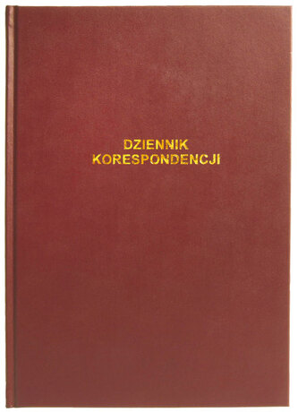 Druk Dziennik korespondencji A4 96k. opr. płótno 701-B, MiP