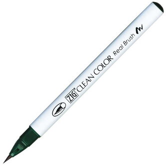 Marker Clean Color Real Brush - marine green  400, Kuretake