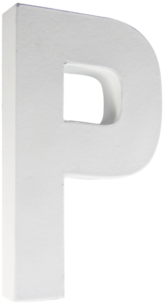 Litera 3D duża 20cm „P” AC715 C, Decopatch