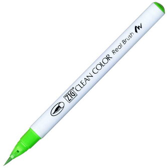 Marker Clean Color Real Brush - fl.green  004, Kuretake