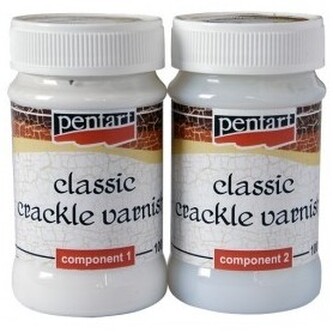 Lakier crakle do spękań 2-składnikowy klasyczny 2 x 100ml, Pentart