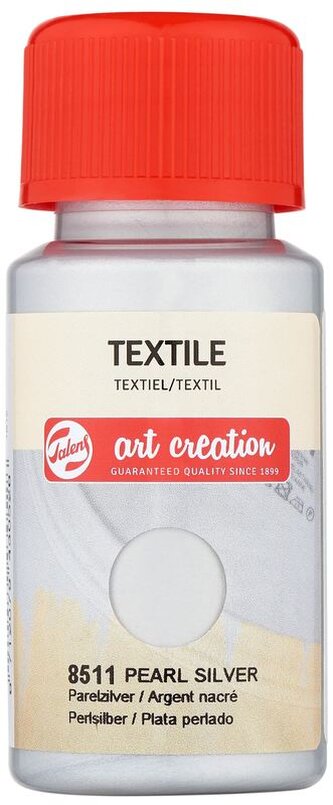 Farba do tkanin Textile Colour 50ml Pearl Silver 8511, Talens
