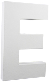 Litera 3D duża 20cm „E” AC704 C, Decopatch