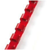 Grzbiety grzebieniowe 10 mm czerwony (do 65k) op. 100 szt., Argo