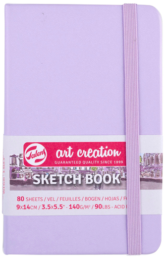 Szkicownik 9X14 pastelowy fiolet Art Creation, Talens