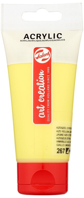 Farba akrylowa nr 267 azo yellow lemon 75ml, ArtCreation