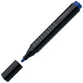 Marker permanentny Grip okr.-końc. nieb., Faber-Castell